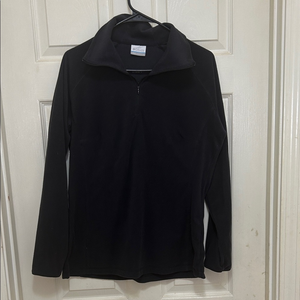 Columbia Women’s Charcoal Quarter-Zip Fleece Pullover Size L